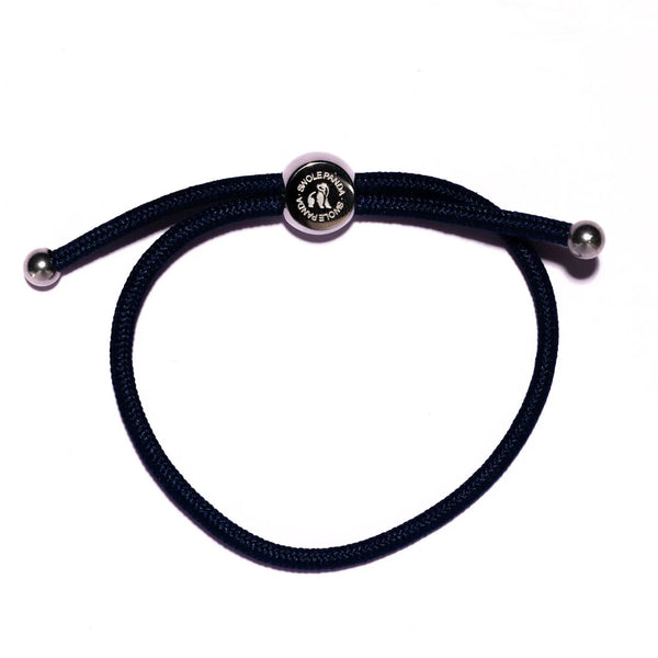 SWOLE PANDA DARK BLUE RECYCLED ROPE BRACELET