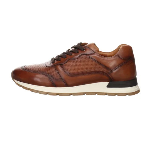 Digel Dark Cognac Leather Sneaker