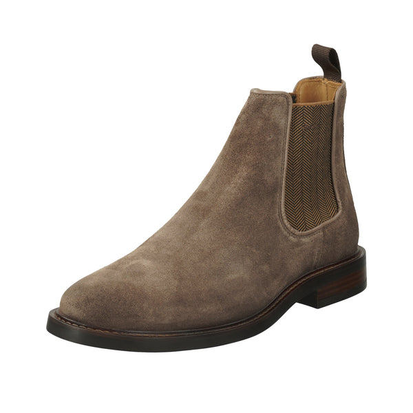 GANT Taupe Suede Leather Chelsea Boot