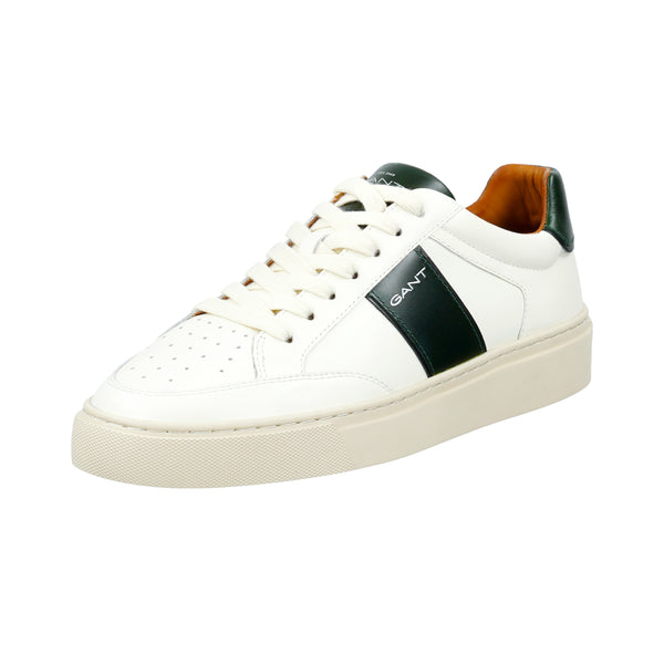 GANT Off White & Green Leather Sneaker