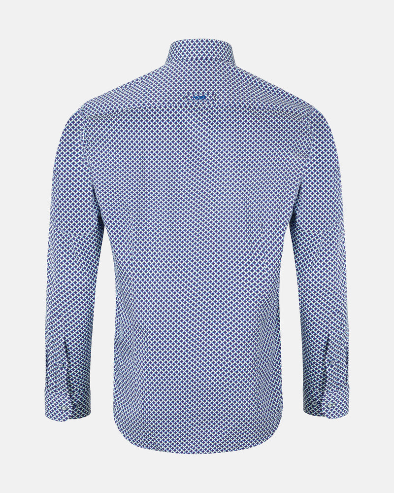 ANDRé JEANSWEAR Green & Navy Print SHIRT