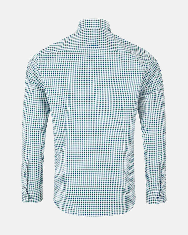 ANDRé JEANSWEAR GREEN & WHITE CHECK SHIRT