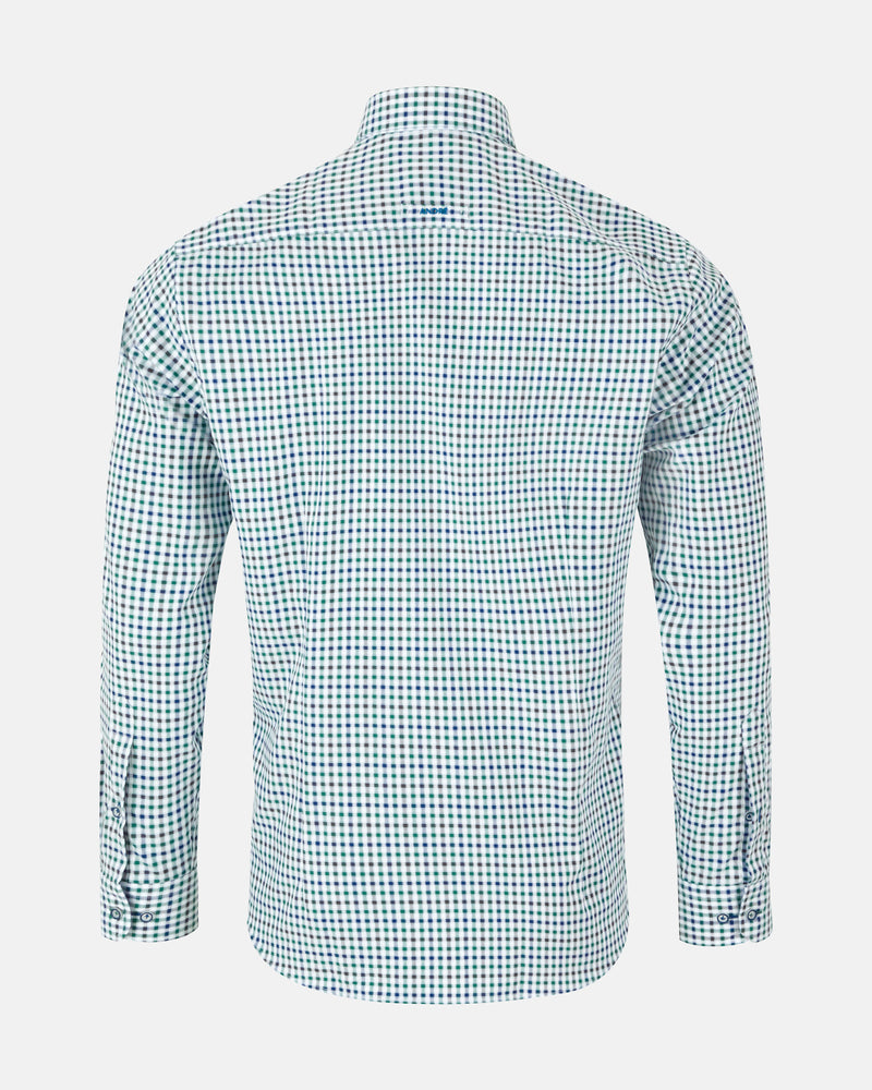 ANDRé JEANSWEAR GREEN & WHITE CHECK SHIRT