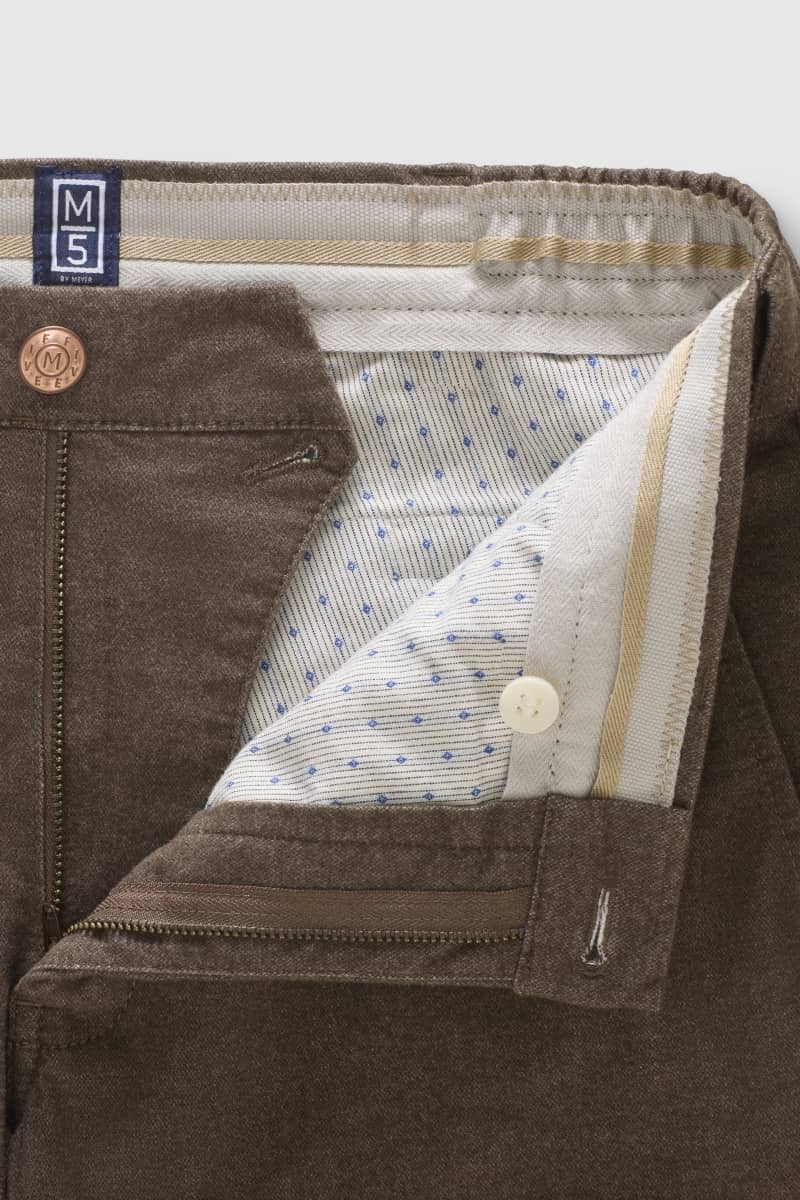 M5 MOVE KHAKI WOOLEN LOOK CHINO