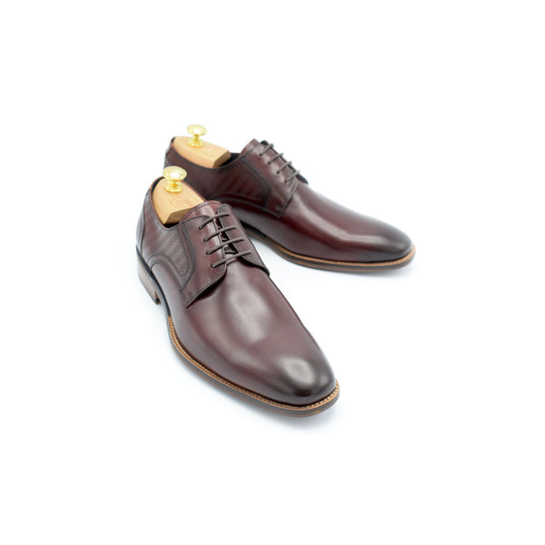 Paolo Vandini Bordeaux Leather Shoes