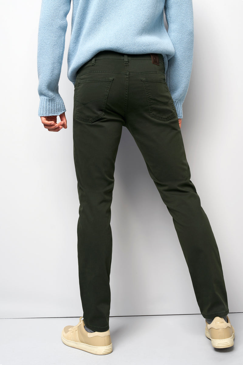 M5 DARK GReen 5 Pocket Chino