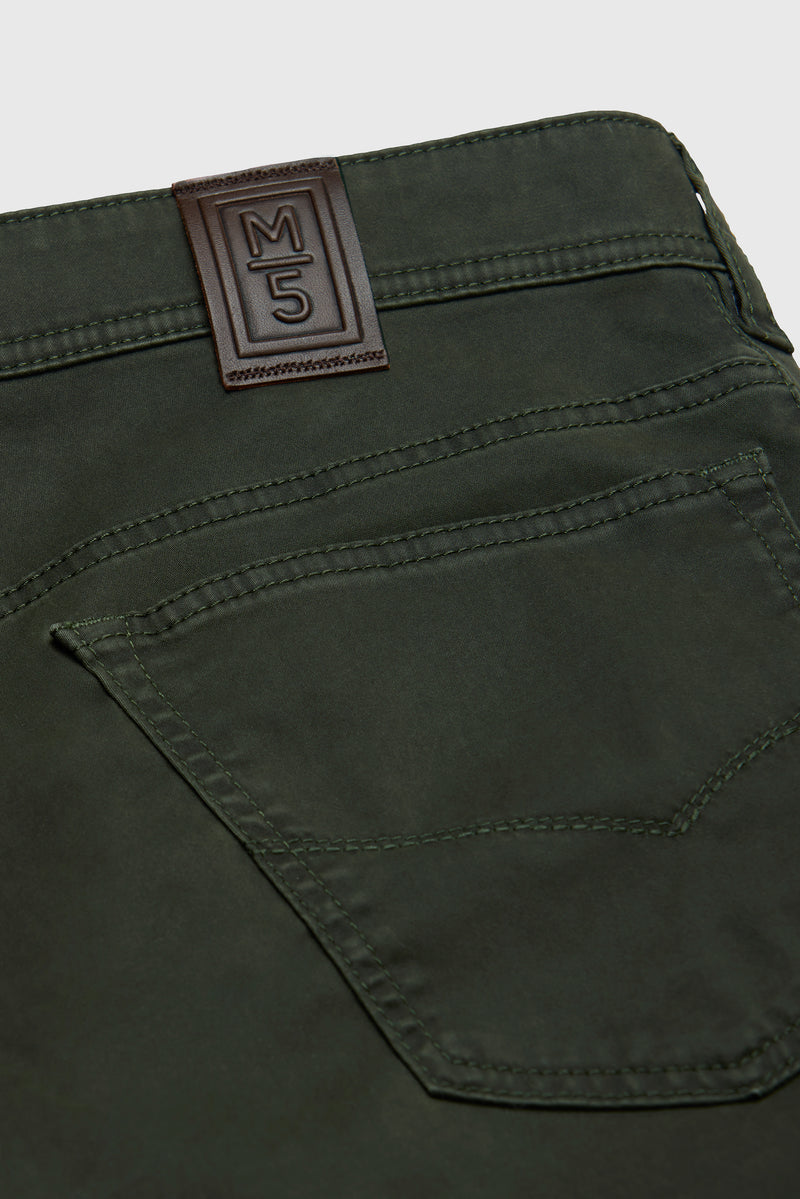 M5 DARK GReen 5 Pocket Chino