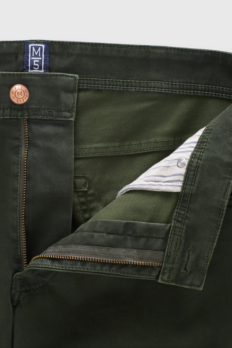 M5 DARK GReen 5 Pocket Chino