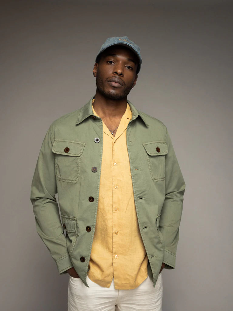 MOS MOSH OLIVE GREEN OVERSHIRT