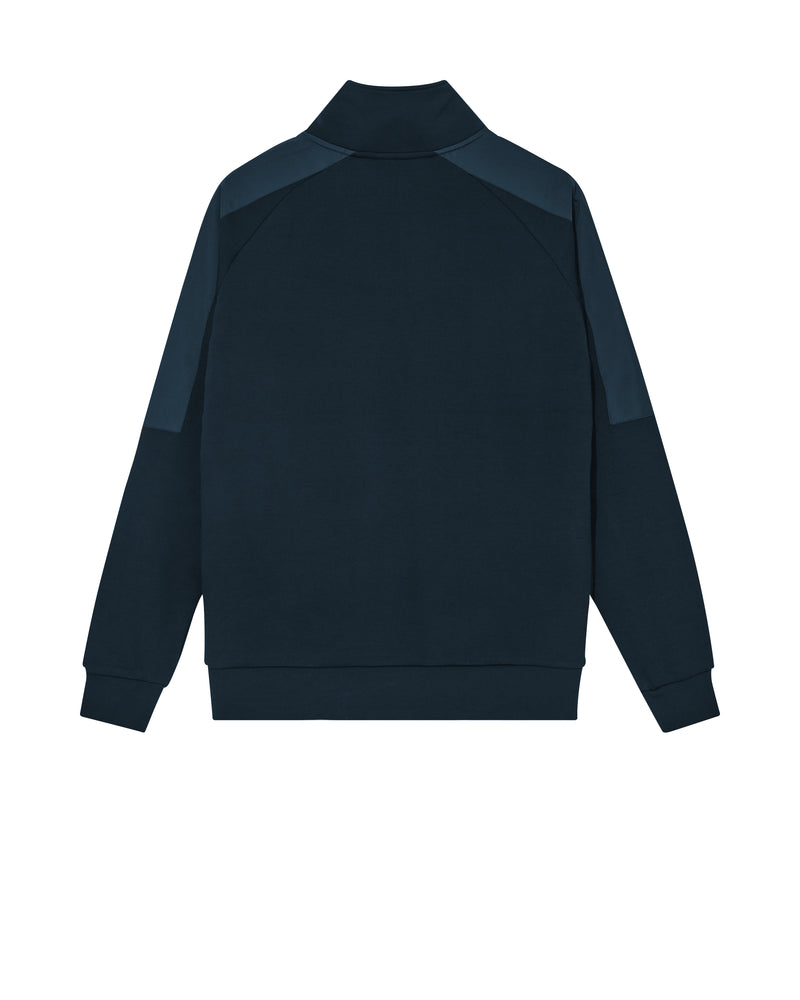 Mos Mosh NAVY casual 1/4 Zip