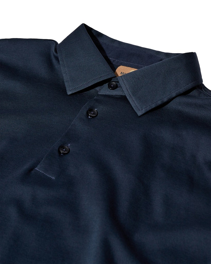 MOS MOSH NAVY LONG SLEEVE POLO