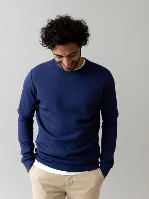 MOS MOSH Sodalite Blue CREWNECK SWEATSHIRT