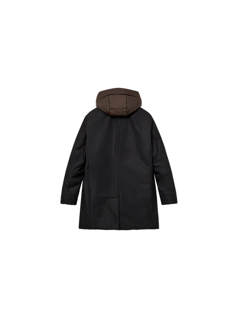 MOS MOSH BLACK REMOVABLE HOOD COAT