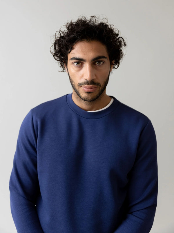 MOS MOSH Sodalite Blue CREWNECK SWEATSHIRT
