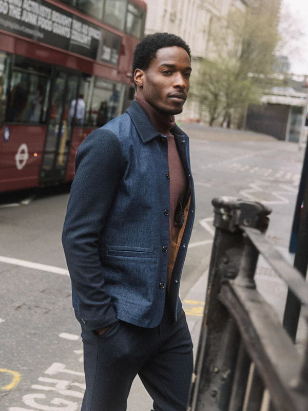MOS MOSH NAVY JACKET