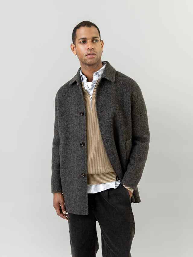 Mos Mosh Herringbone Coat