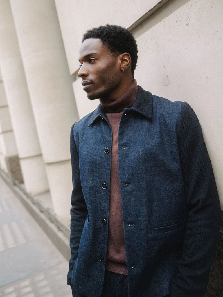 MOS MOSH NAVY JACKET