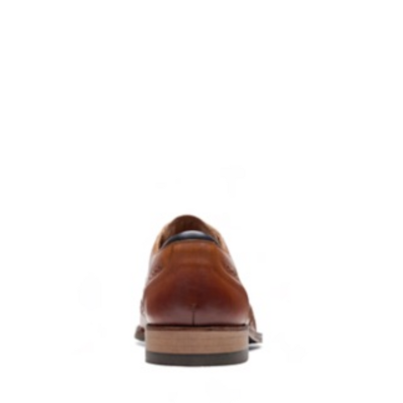 Clarks Tan Brogue Leather Shoes