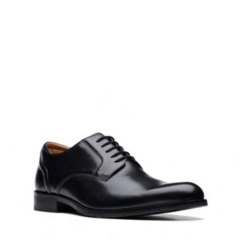 Clarks Black Leather Shoes