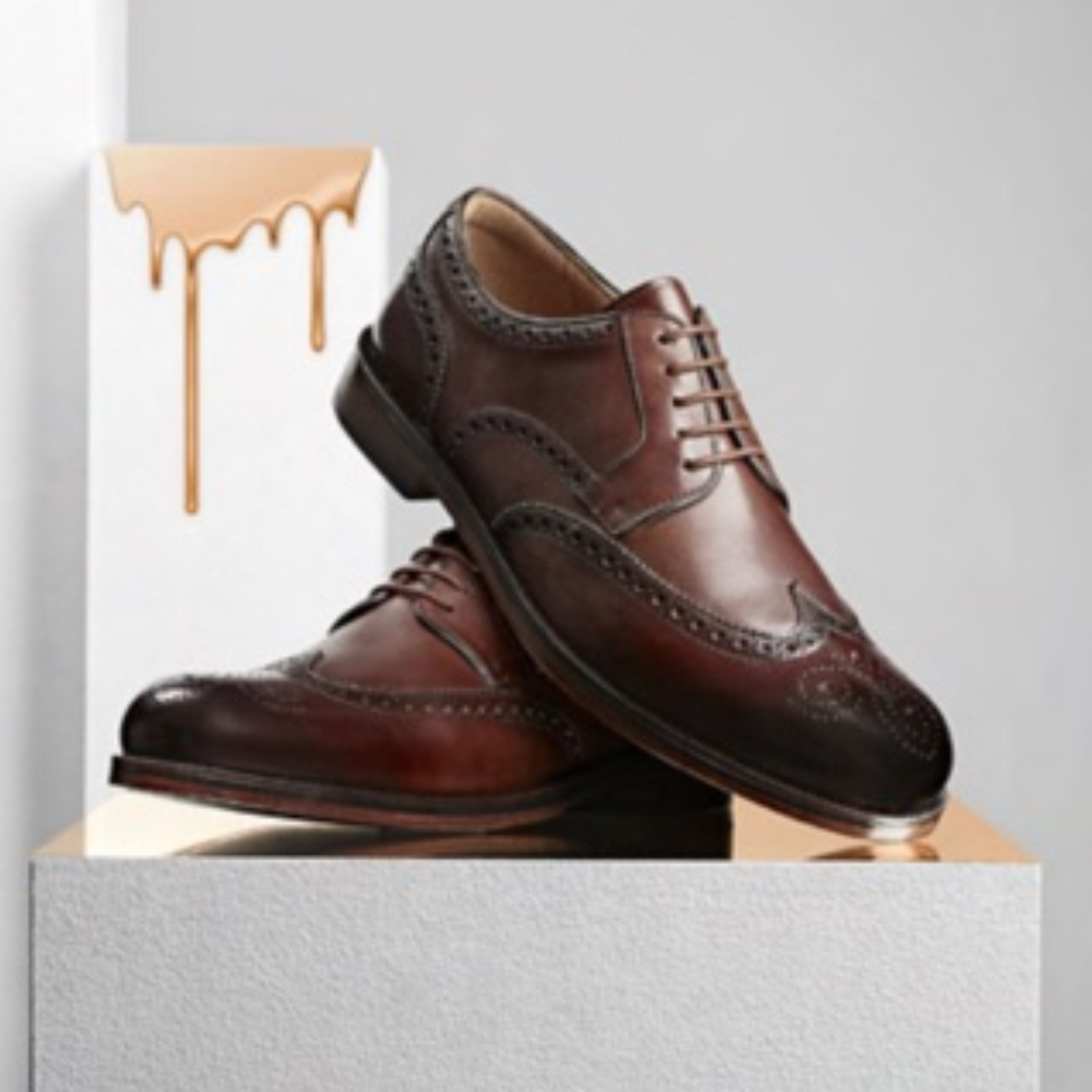 Clarks on sale burgundy brogues