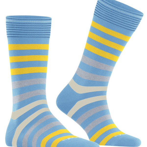 Burlington Blue Striped Socks