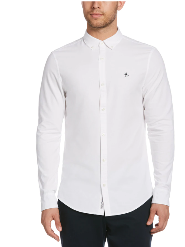 ORIGINAL PENGUIN BRIGHT WHITE OXFORD SHIRT