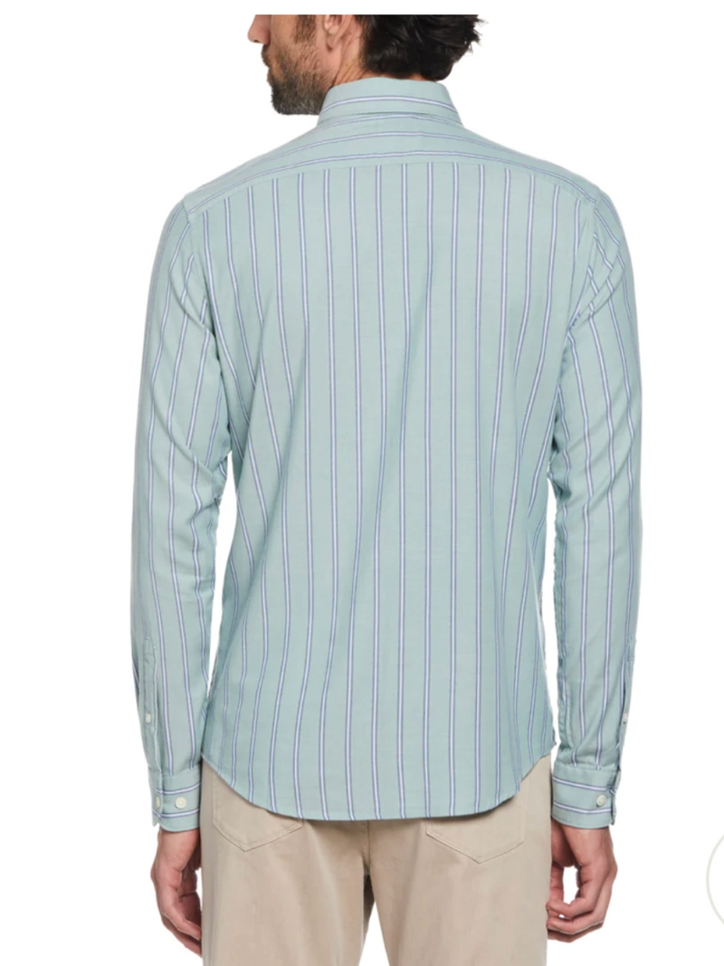 Original Penguin Oil Blue Stripe Oxford Shirt