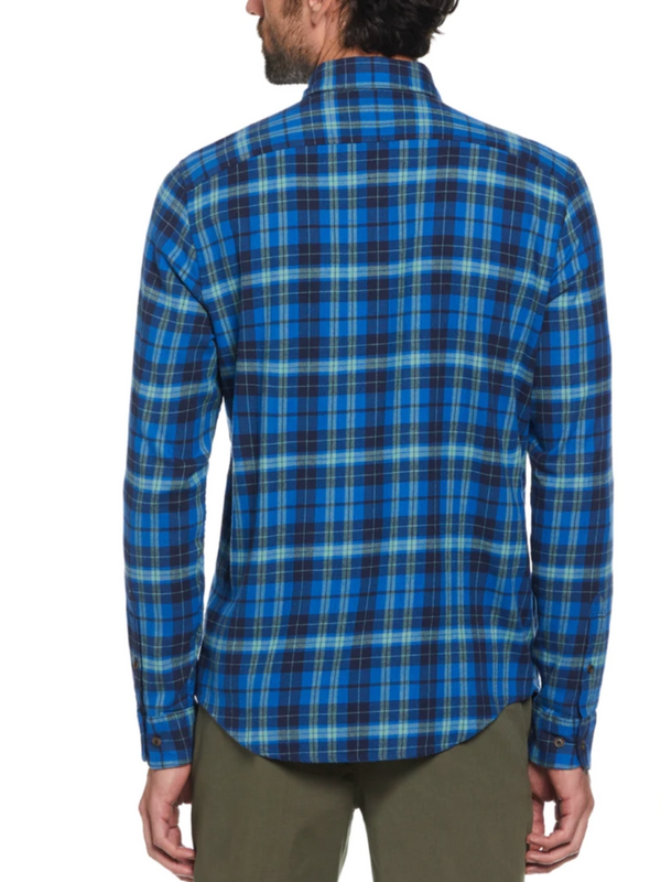 ORIGINAL PENGUIN CLASSIC BLUE PLAID SHIRT