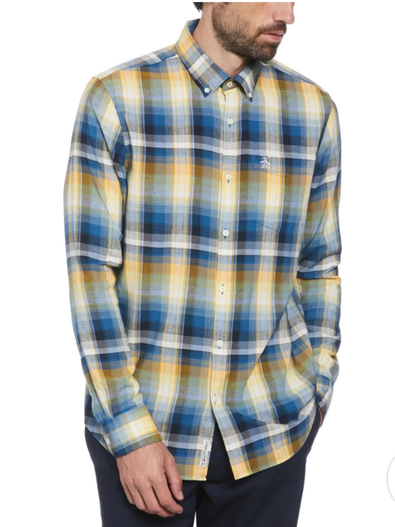Penguin checked shirt best sale