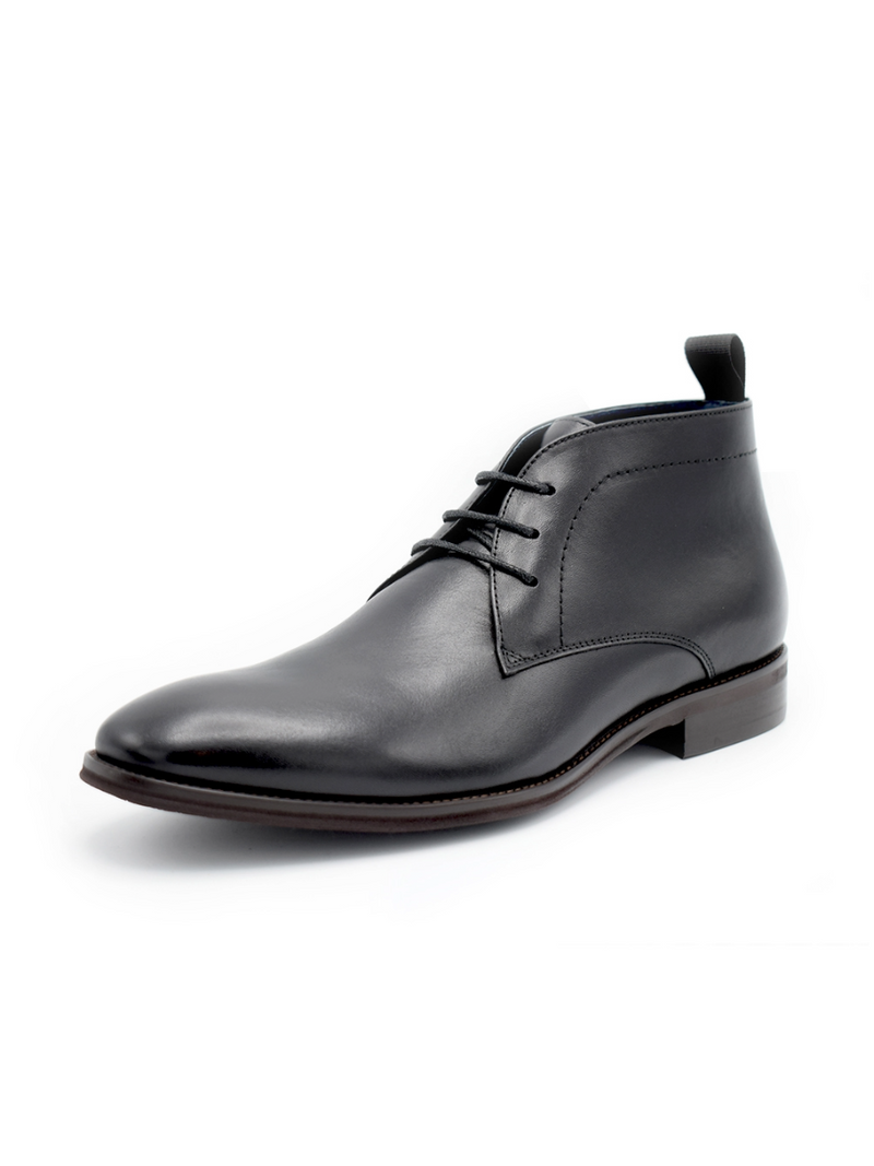 Paolo Vandini Black Leather Boots