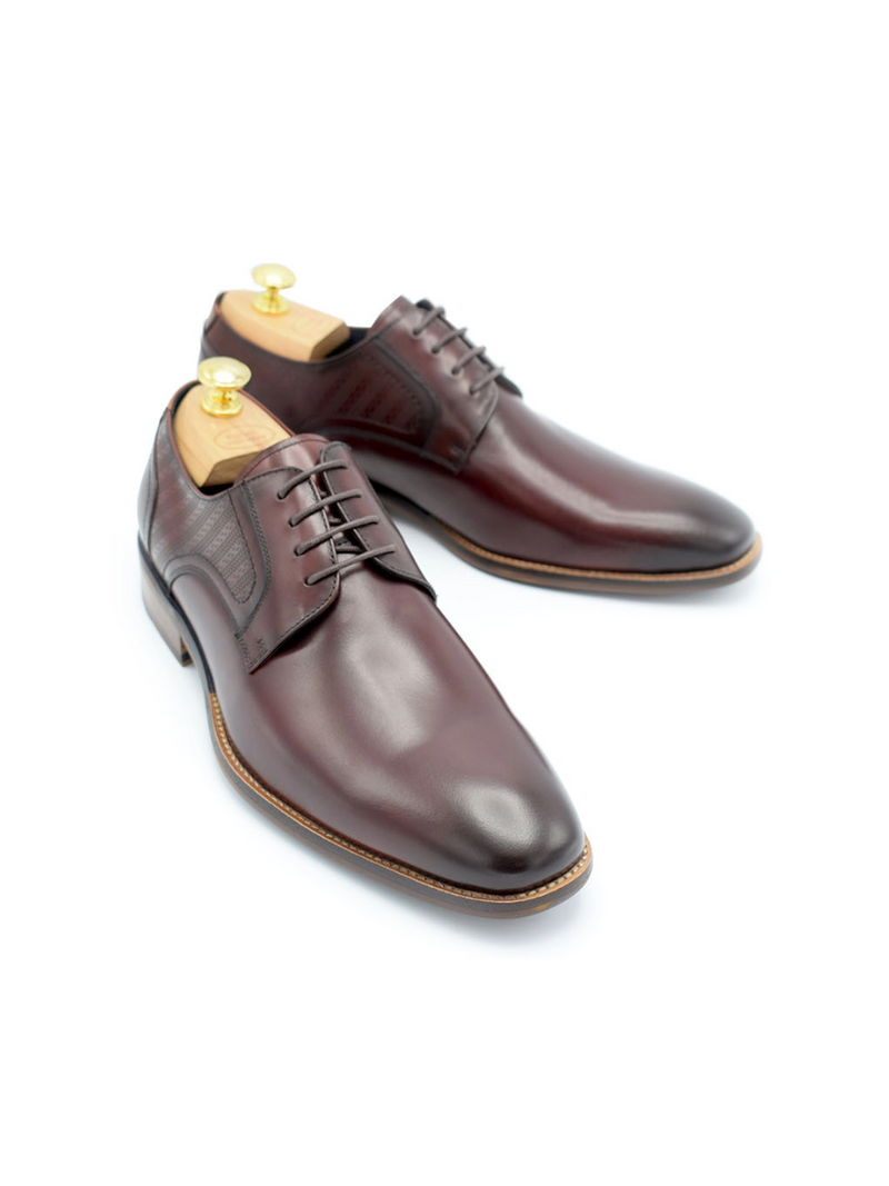 Paolo Vandini Bordeaux Leather Shoes
