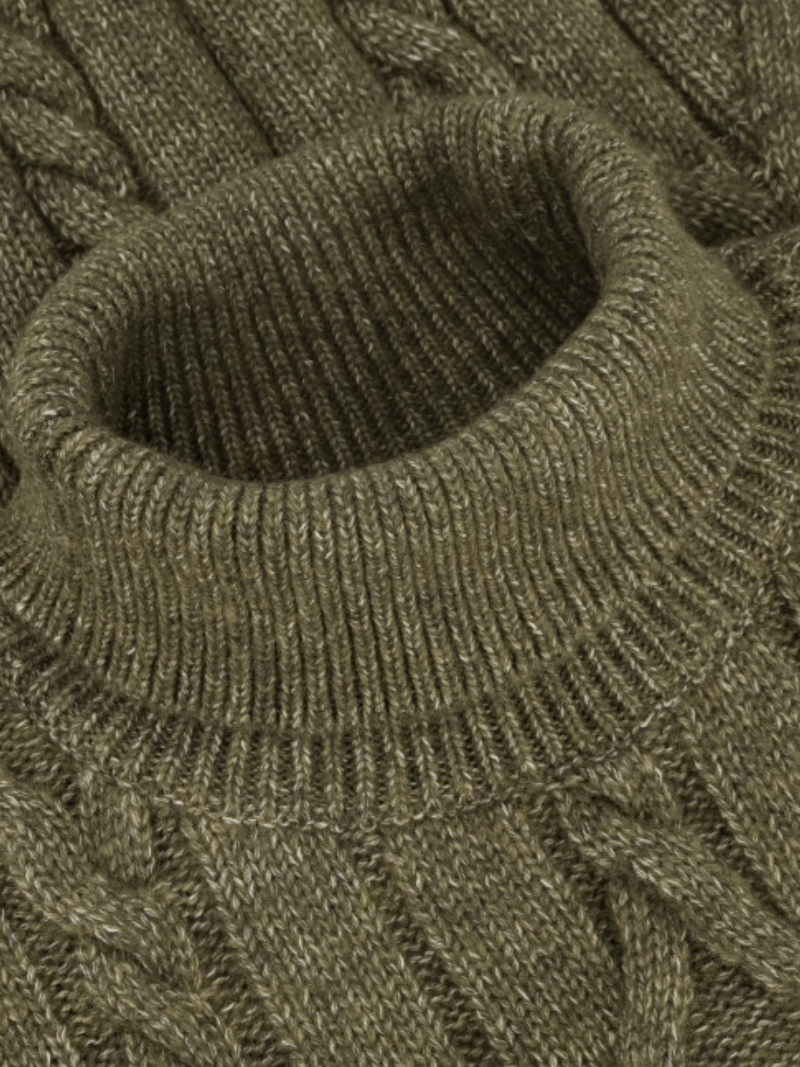 State of Art CABLE KNIT TURTLENECK