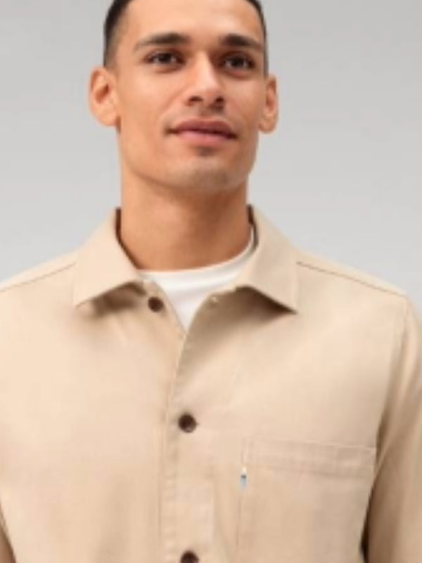 OLYMP BEIGE OVERSHIRT