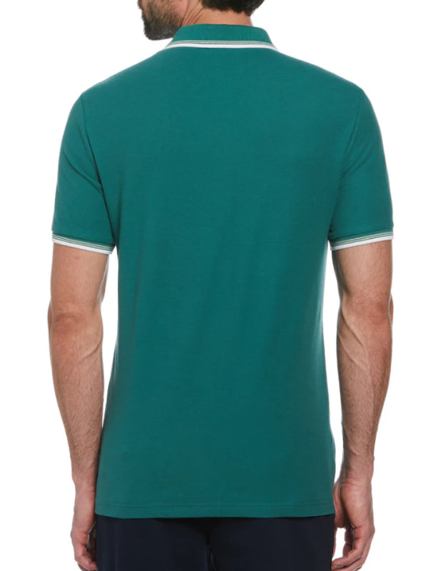 Original Penguin Antique Green Tipped Polo