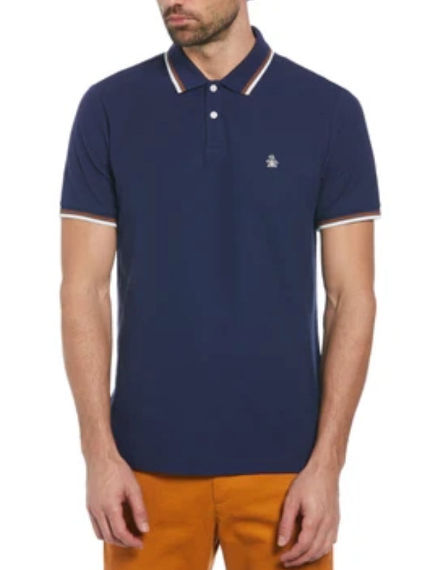 ORIGINAL PENGUIN MEDIEVAL BLUE  POLO