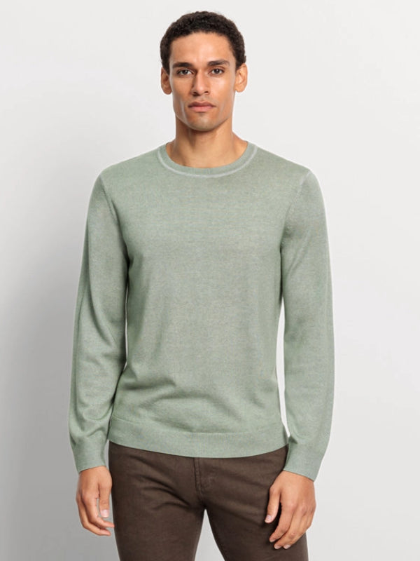 OLYMP MINT WOOL CREWNECK