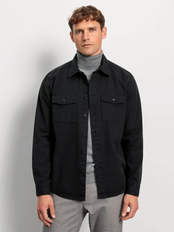 OLYMP Black OVERSHIRT