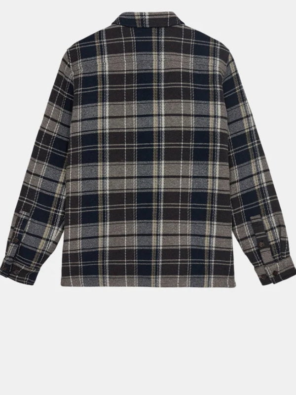 Anerkjent Dark Brown Check Overshirt