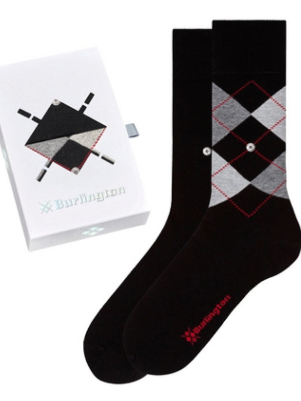 Burlington 2 Pack Black Socks