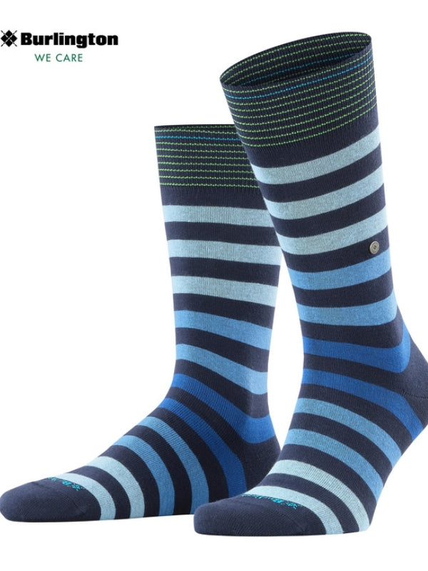 Burlington Navy Striped Socks