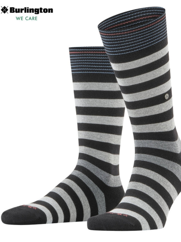 Burlington Black Striped Socks