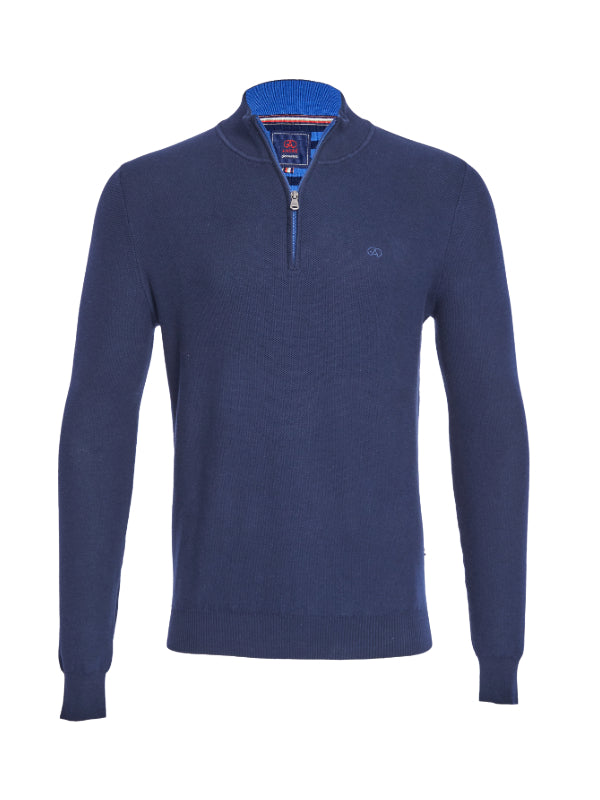 ANDRÉ NAVY 1/4 ZIP