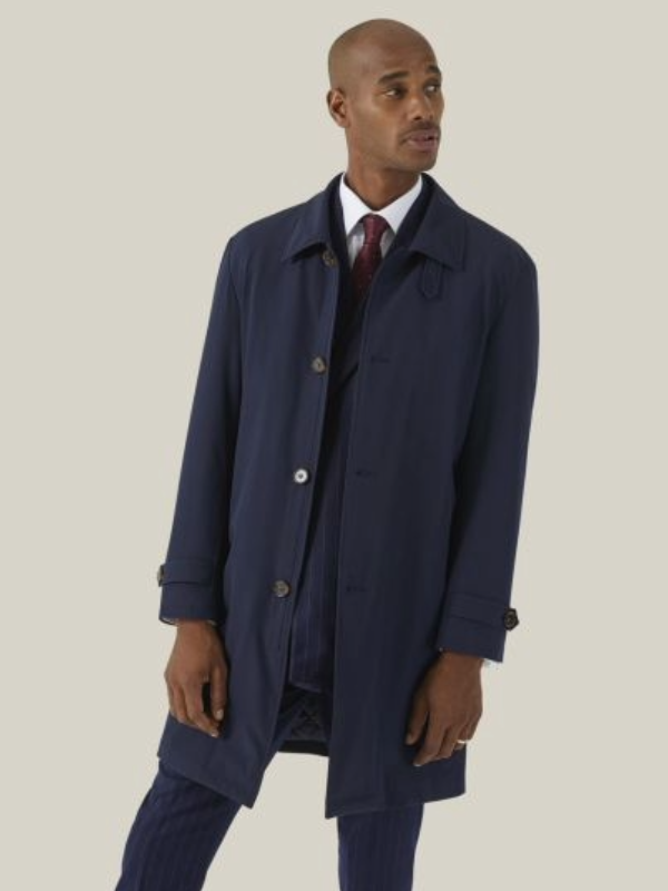 Skopes Navy Stretch SHOWERPROOF RAINCoat