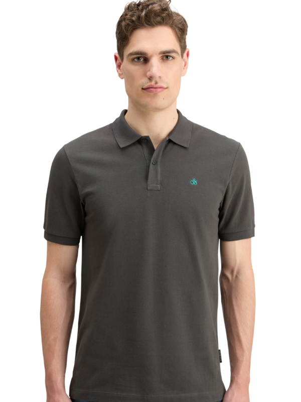 SCOTCH & SODA VINYL PIQUE POLO