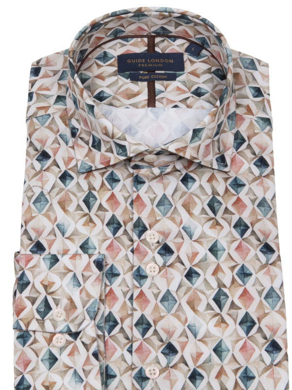 GUIDE LONDON Watercolour Geometric SHIRT