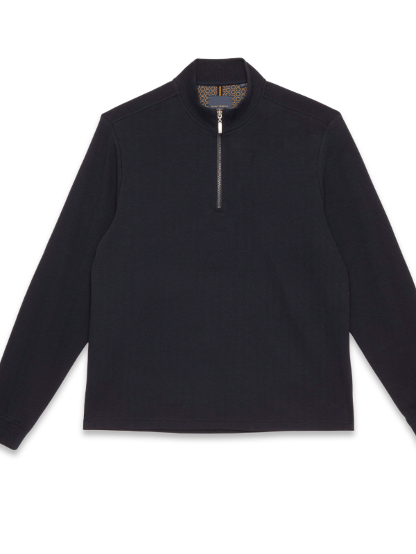 GUIDE LONDON NAVY 1/4 Zip