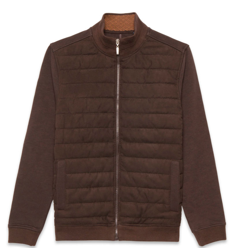 GUIDE LONDON BROWN Full zip jacket