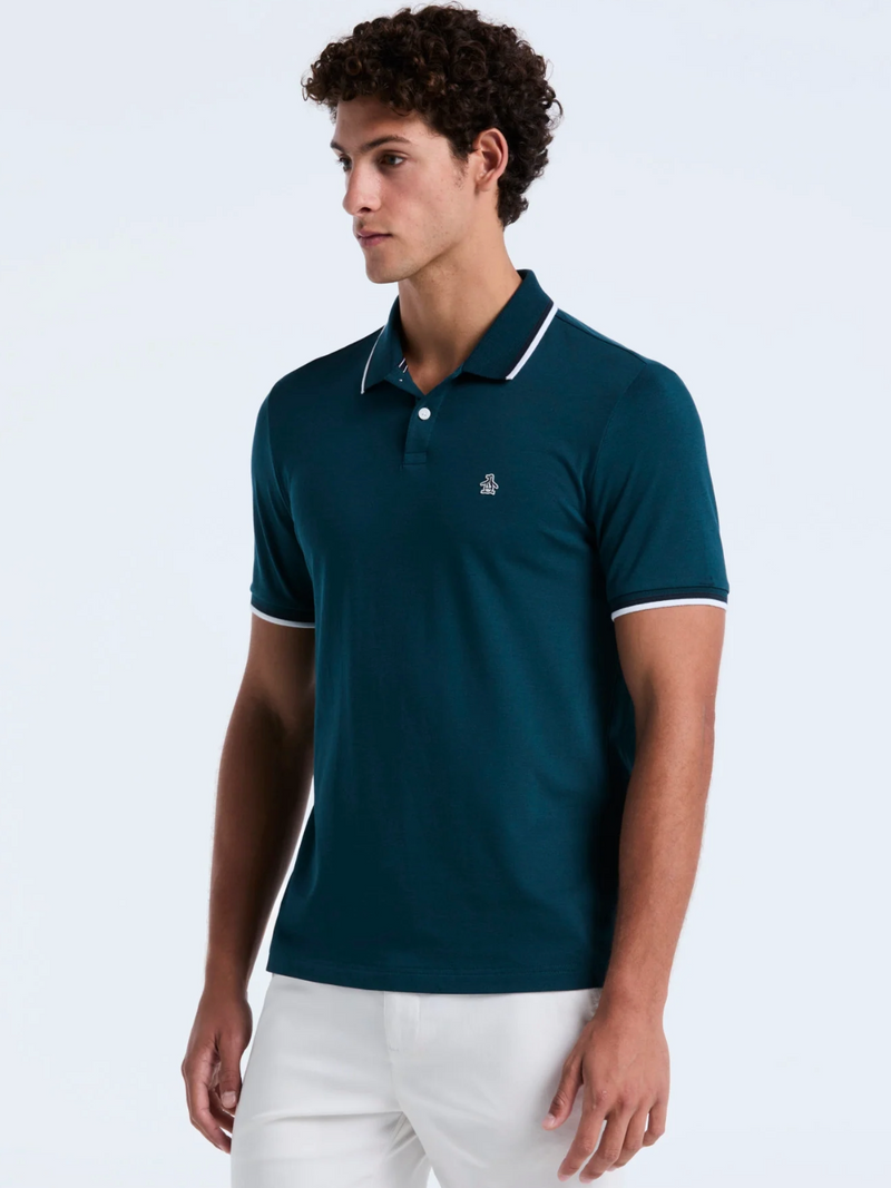 ORIGINAL PENGUIN REFLECTING POND TIPPED  POLO