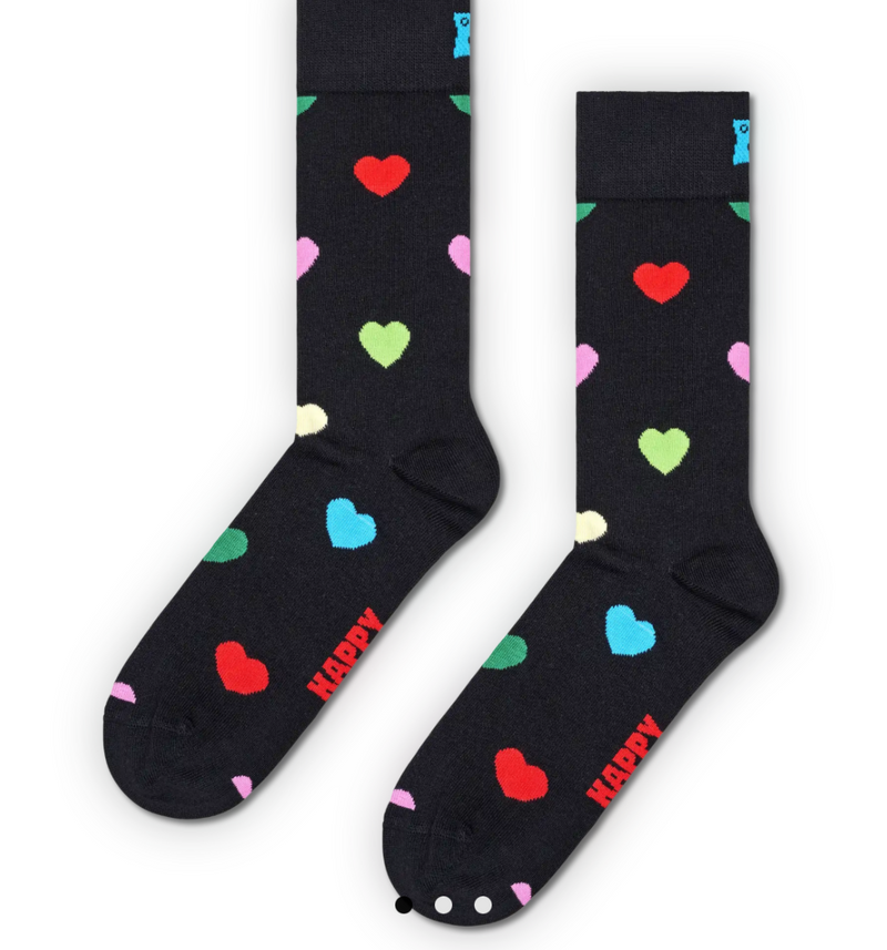 Happy Socks Multi Colour Heart Socks