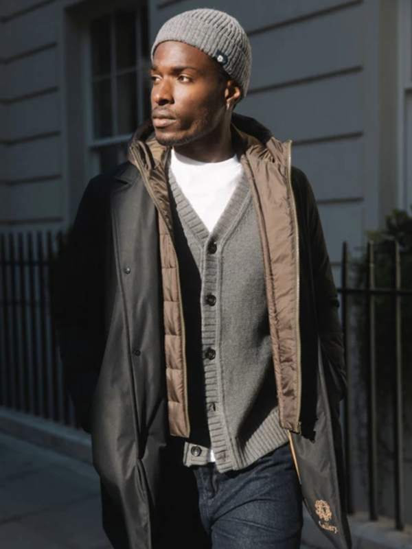 MOS MOSH BLACK REMOVABLE HOOD COAT